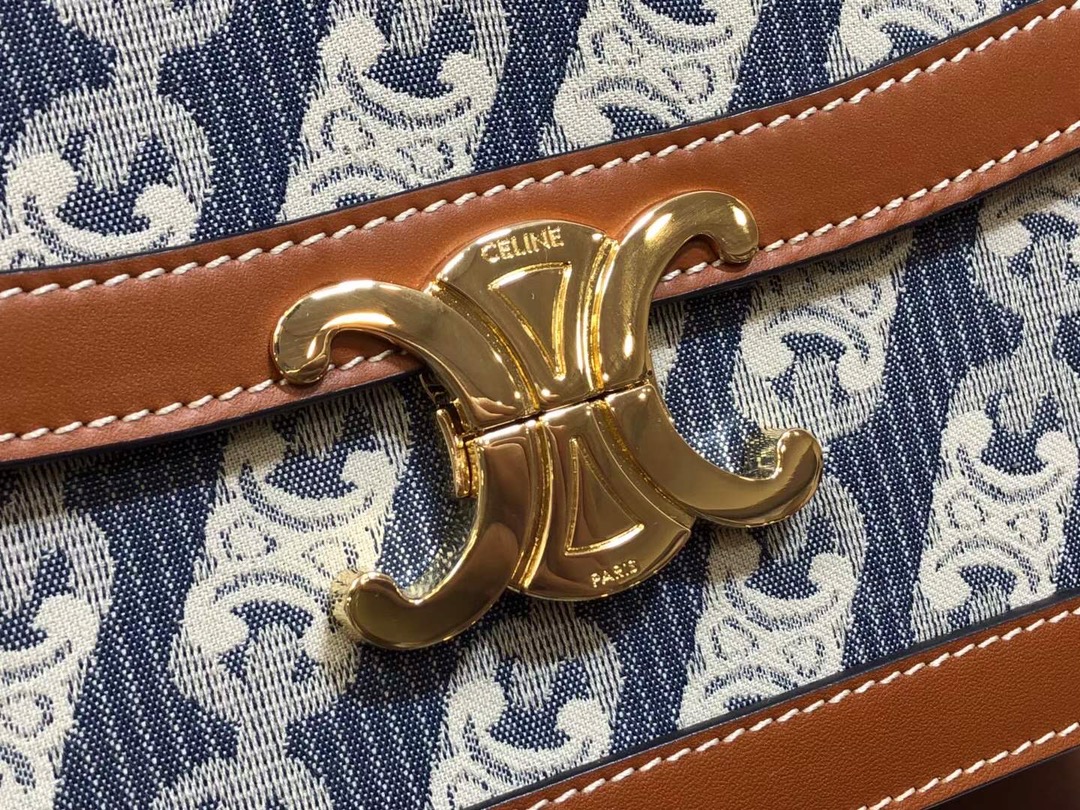 Celin Tambour Box Bag-22*16.5*7CM Celin Tambour Box Bag-22*16.5*7CM