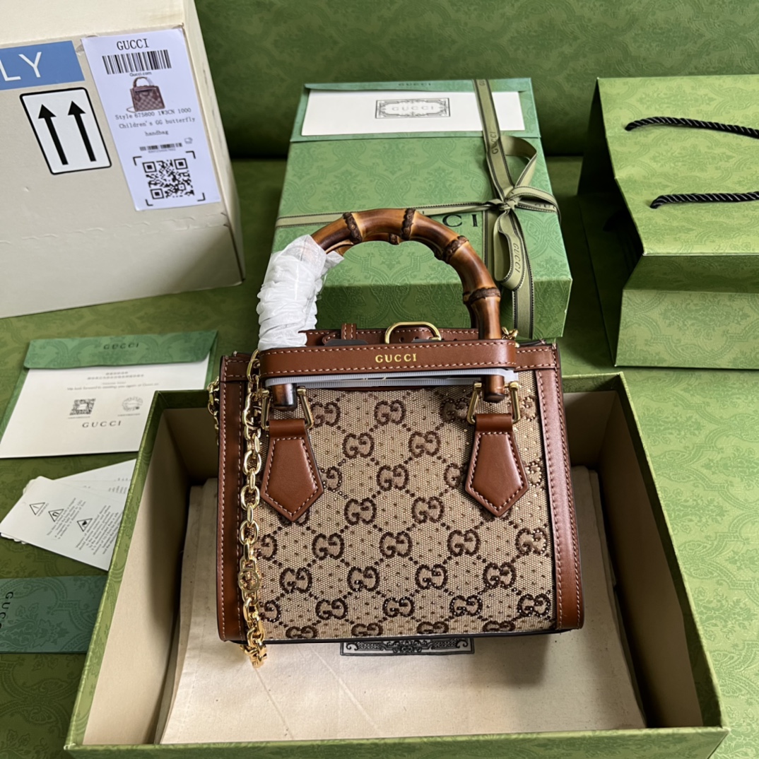 Gucci Diana Top HandBags-20x16x10CM