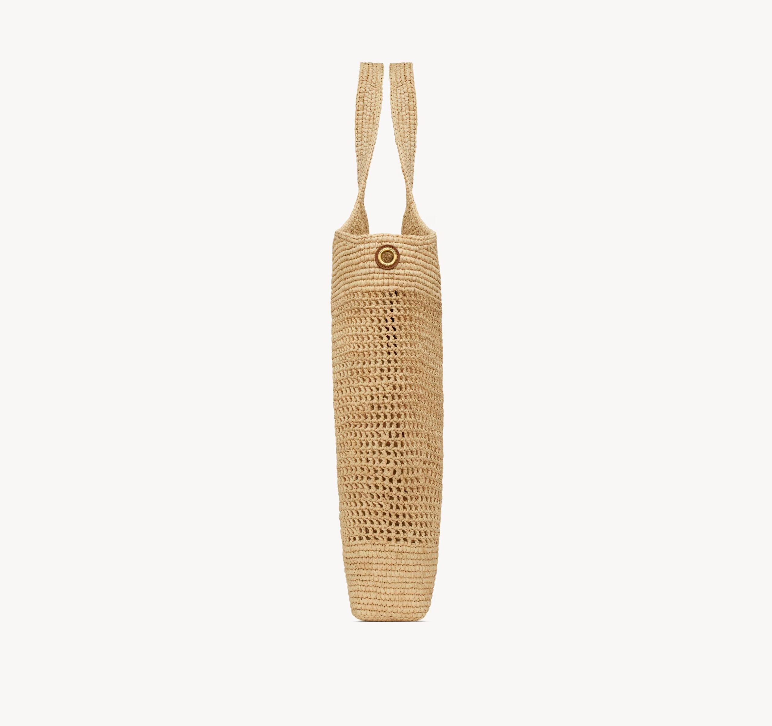 YSL icare in raffia