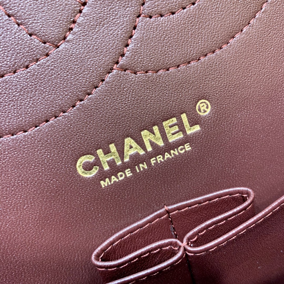 Ch@nel Flap Bag-Cavir Leather-Gold-30CM Ch@nel Flap Bag-Cavir Leather-Gold-30CM
