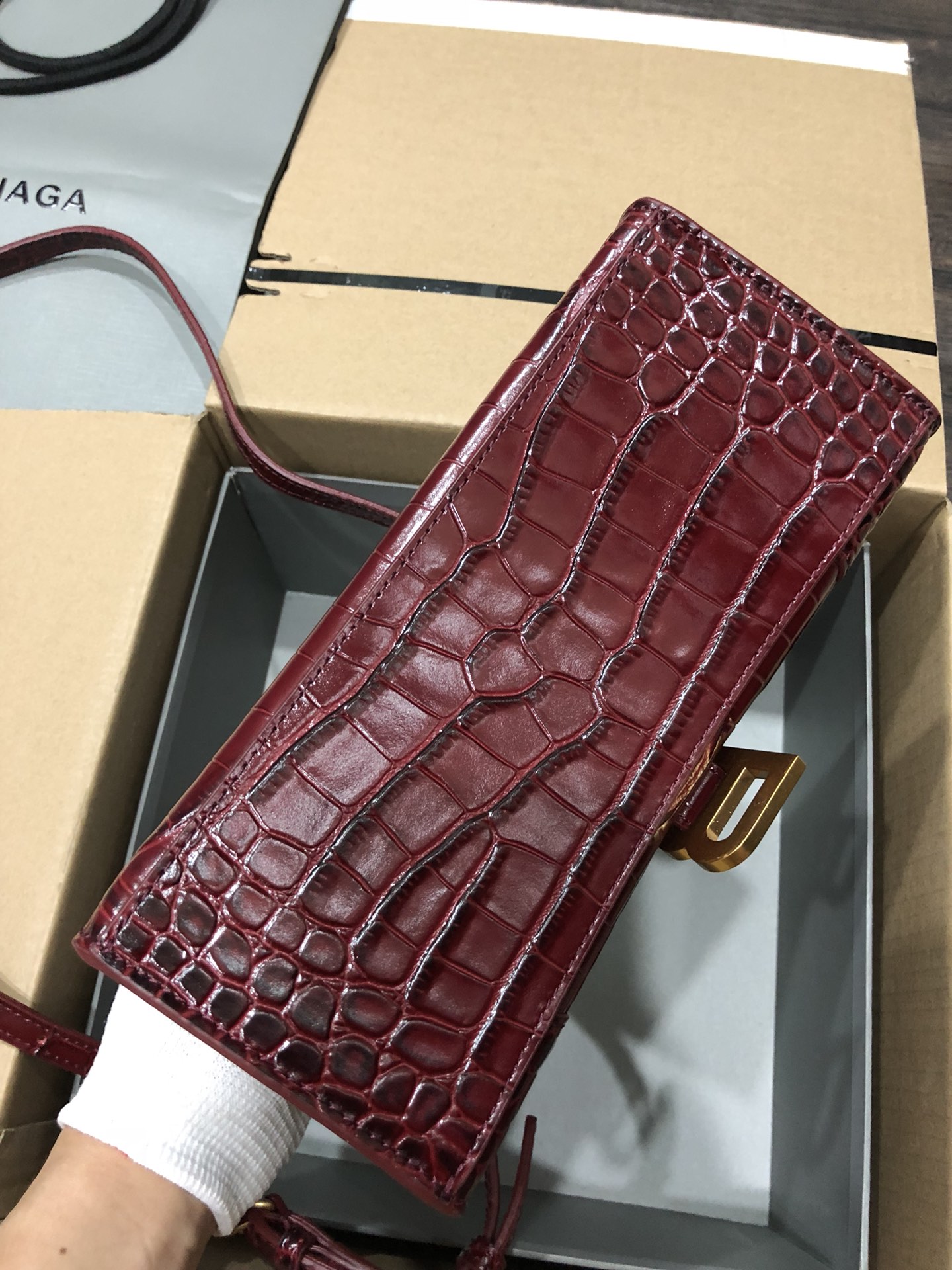Balenciaga Hourglass Bag-23x10x24CM