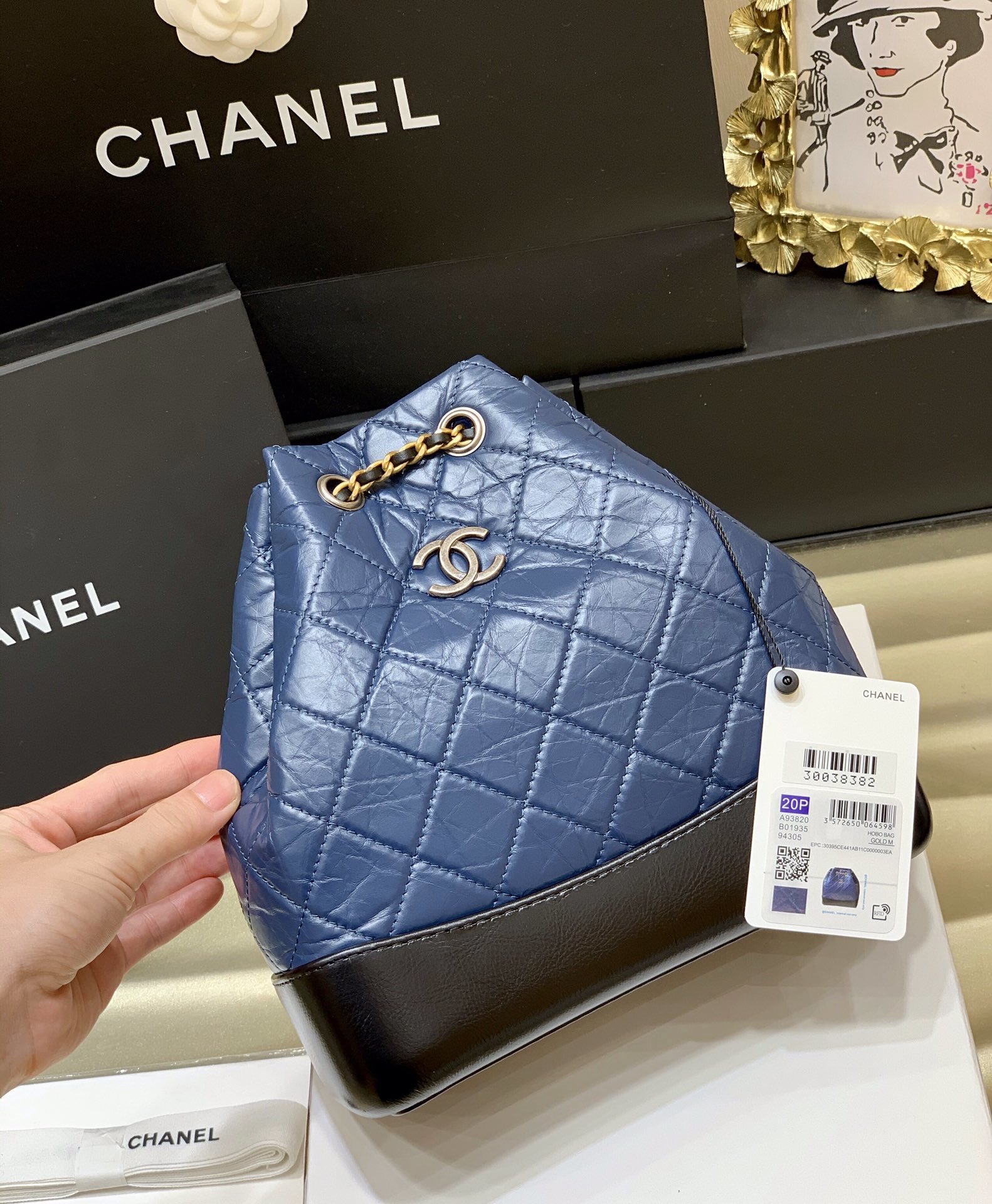 Ch@nel Gabrielle Backpack-23×22.5×10.5CM