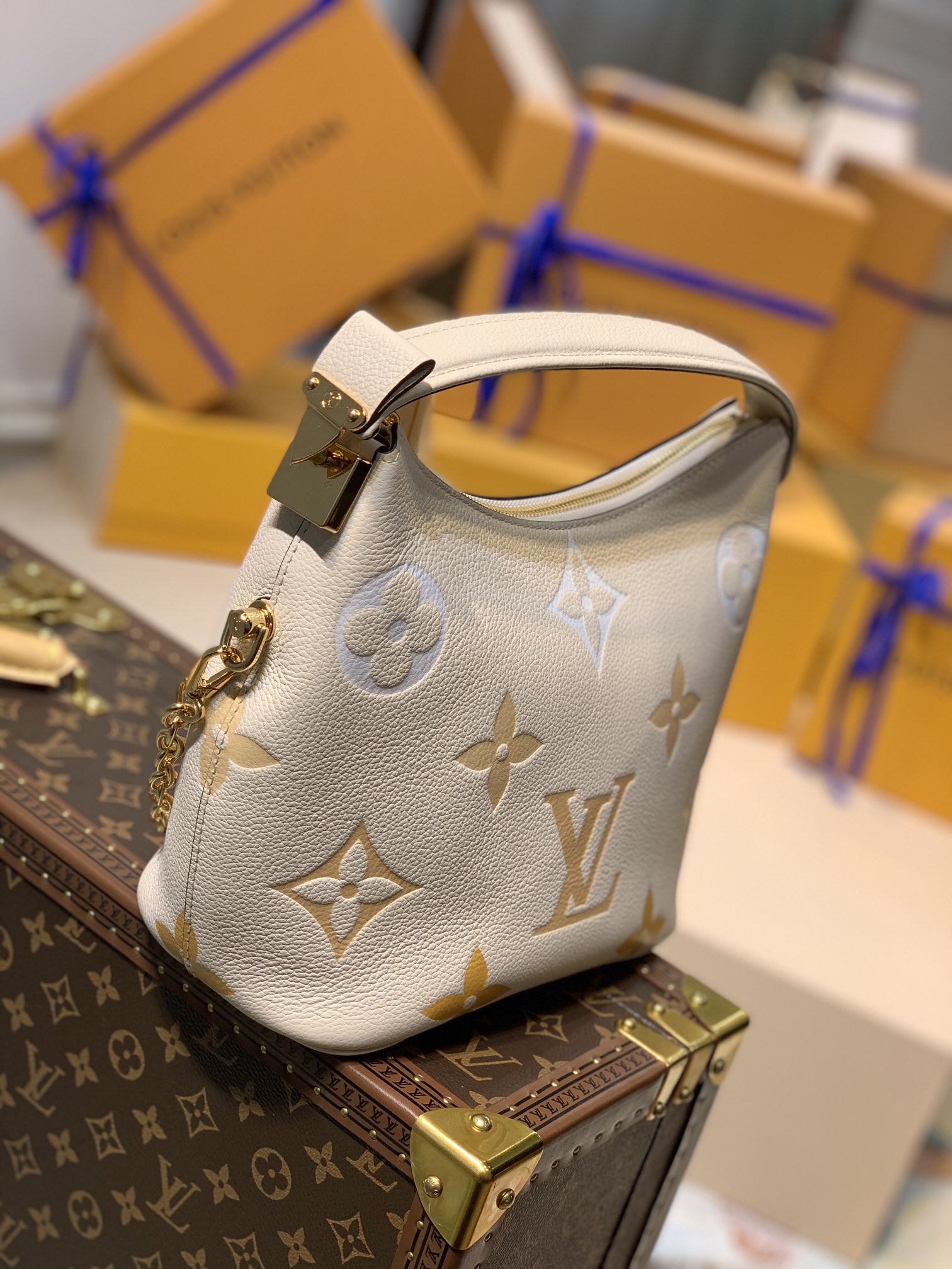 Louis Vuitton Marshmallow Hobo-24*22*13CM Louis Vuitton Marshmallow Hobo-24*22*13CM