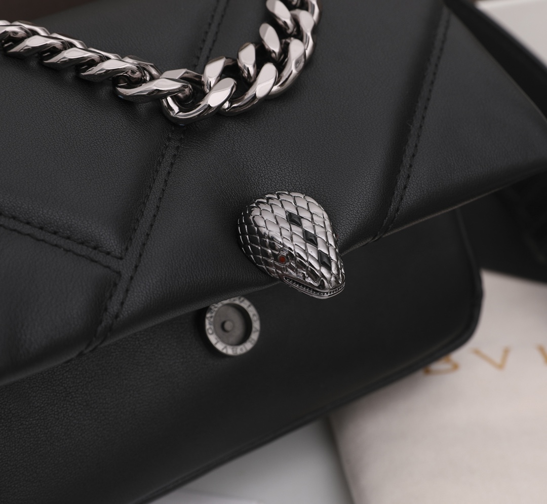 Bvlgari Serpenti Cabochon Bag-18*12*8CM