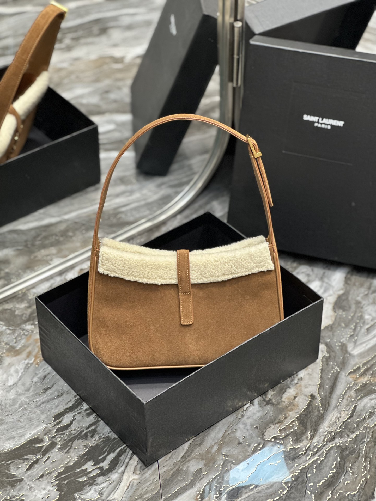 YSL Le5A7 Vintage Bag-25X14X10CM