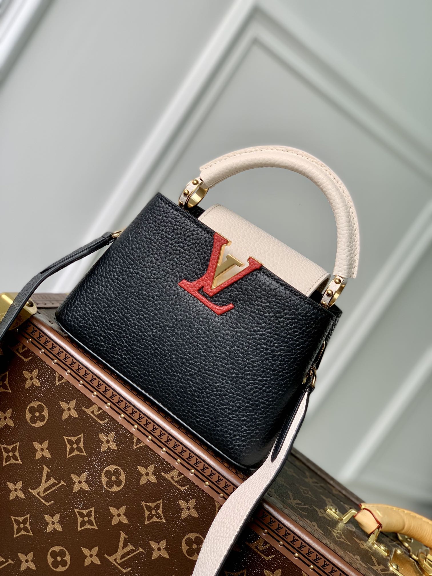 Louis Vuitton Mini Capucines Handlebag-21*14*8CM