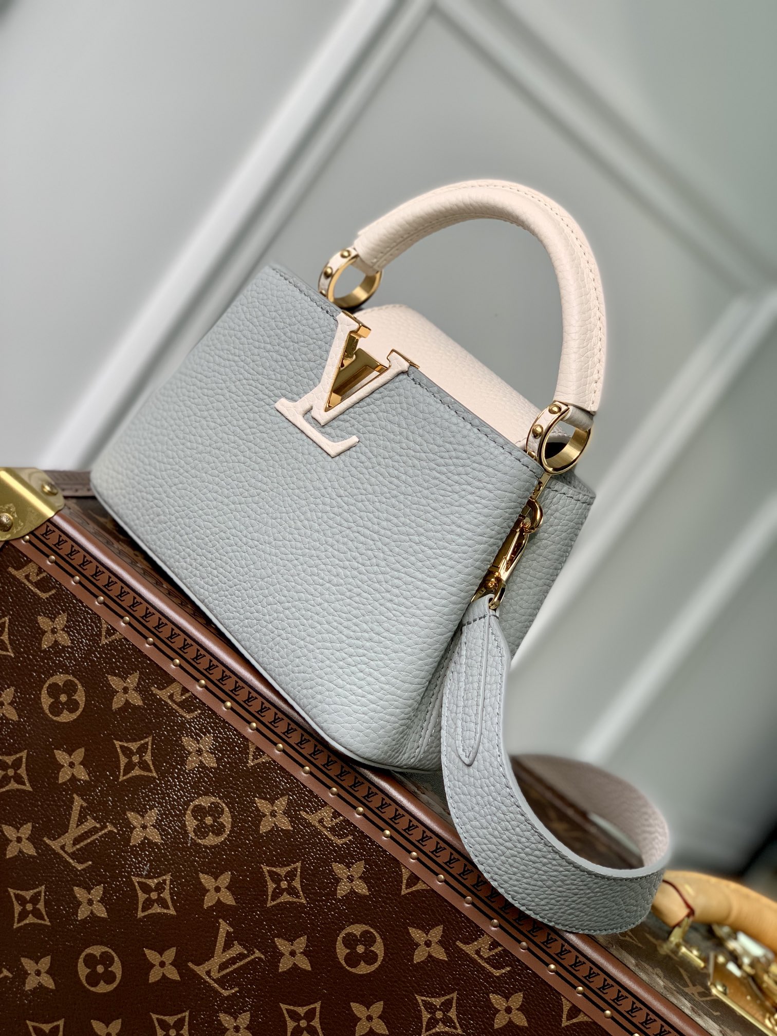 Louis Vuitton Mini Capucines Handlebag-21*14*8CM