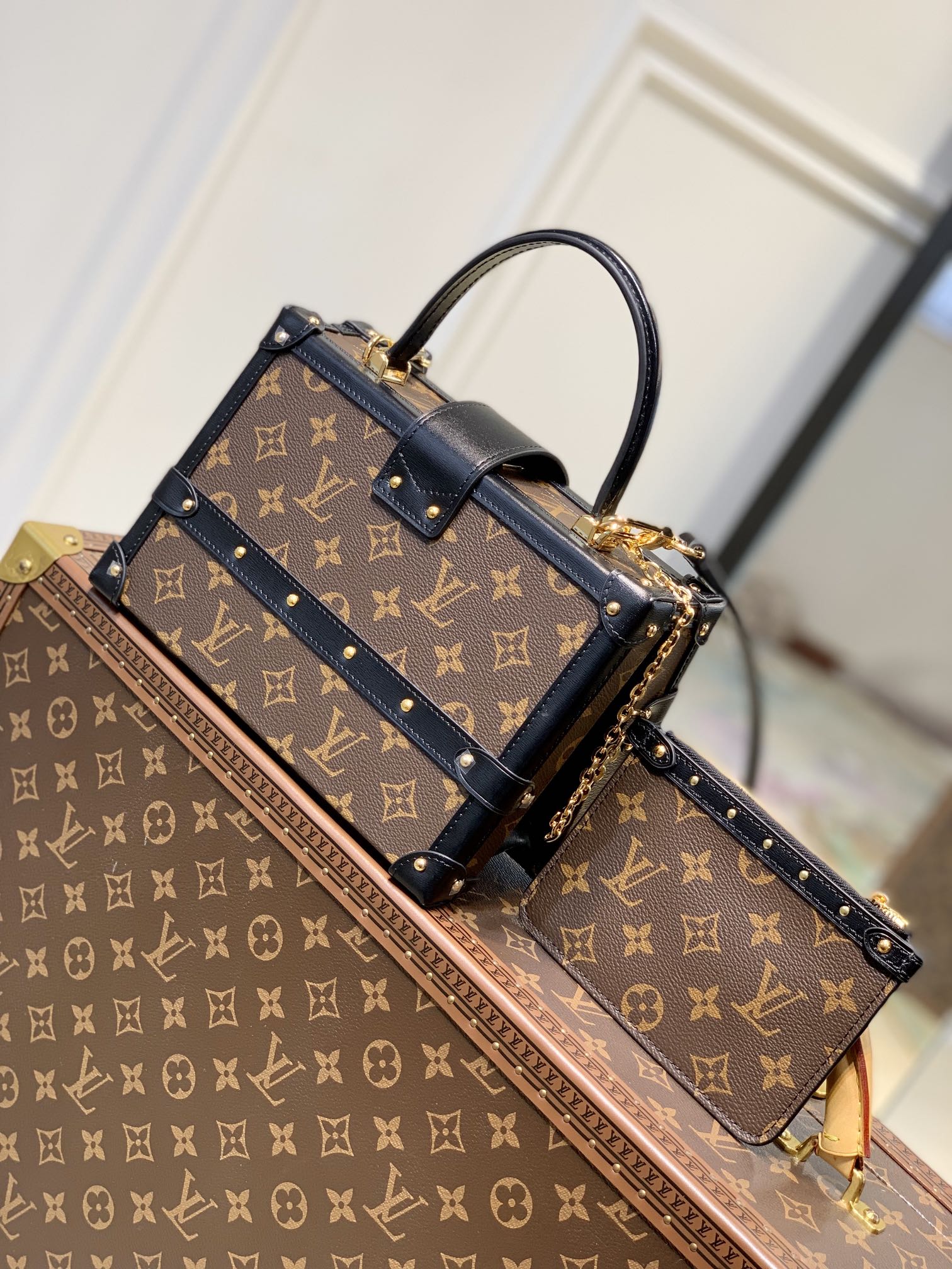 Louis Vuitton Petite Malle Handbags-24*16*13CM Louis Vuitton Petite Malle Handbags-24*16*13CM