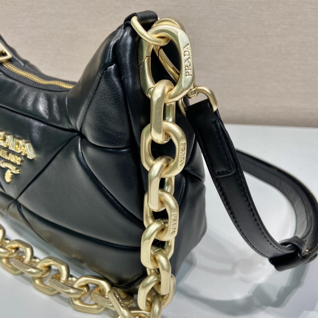 Prada System Hobo Bag 1BD158 -25*18*7CM