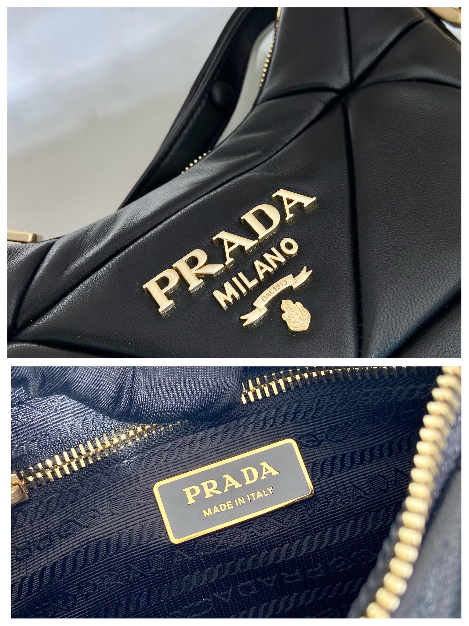Prada System Hobo Bag 1BD158 -25*18*7CM