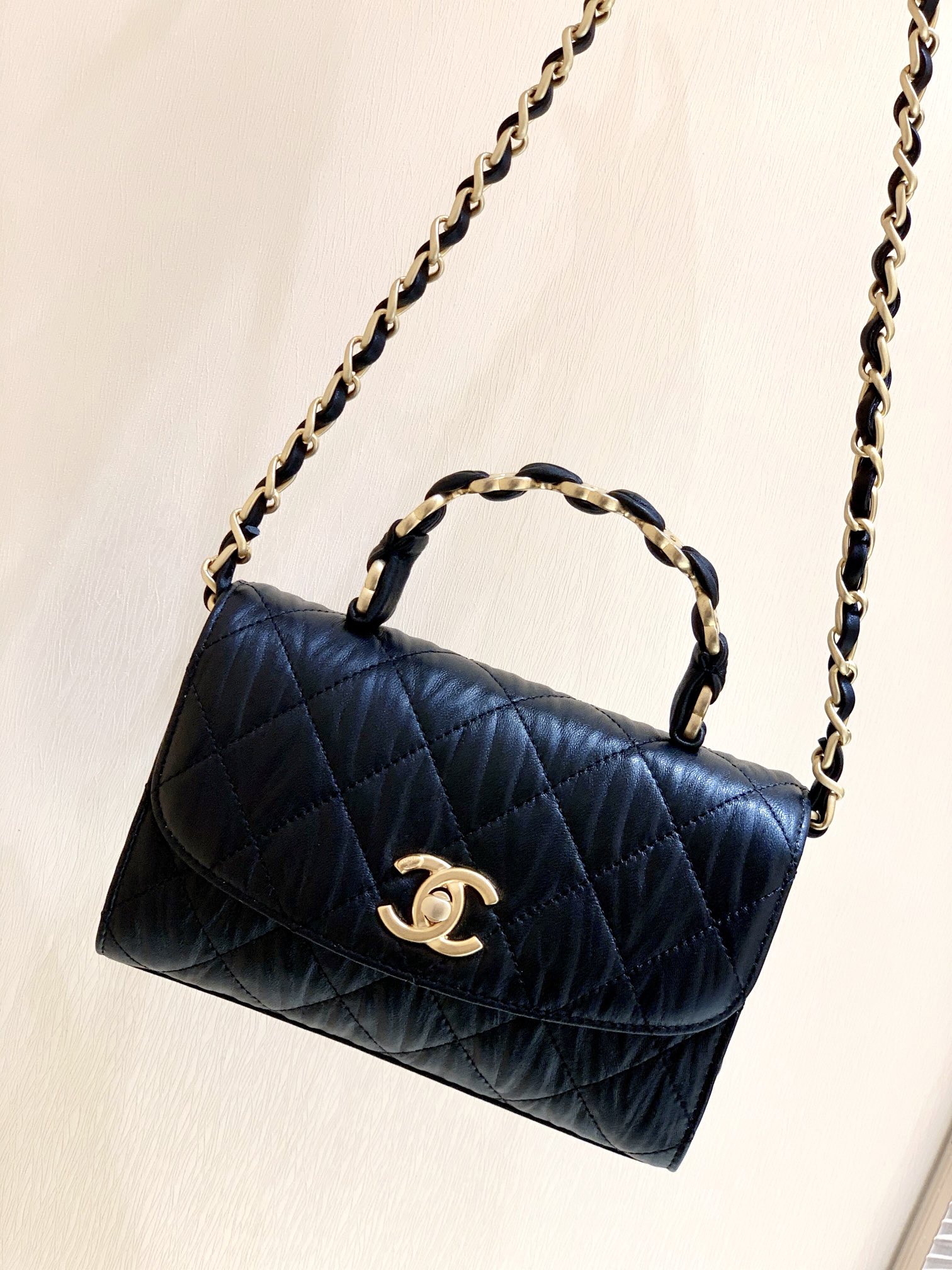 Ch@nel Top Handbags-AS2477-19.5×12.5x7CM