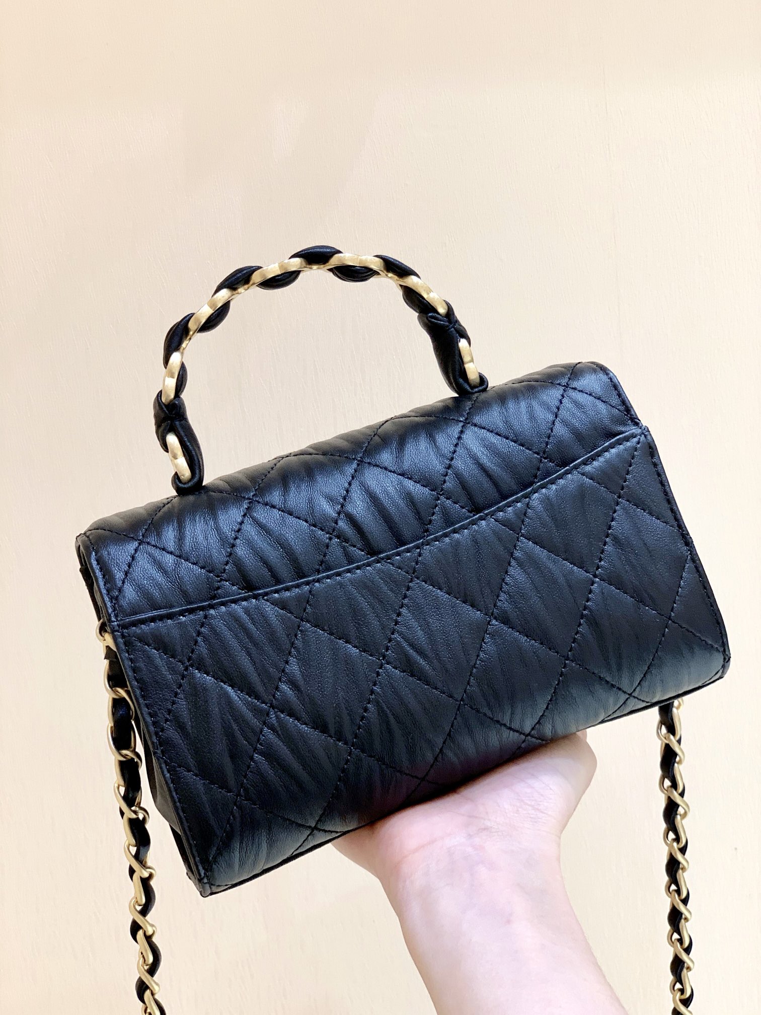 Ch@nel Top Handbags-AS2477-19.5×12.5x7CM
