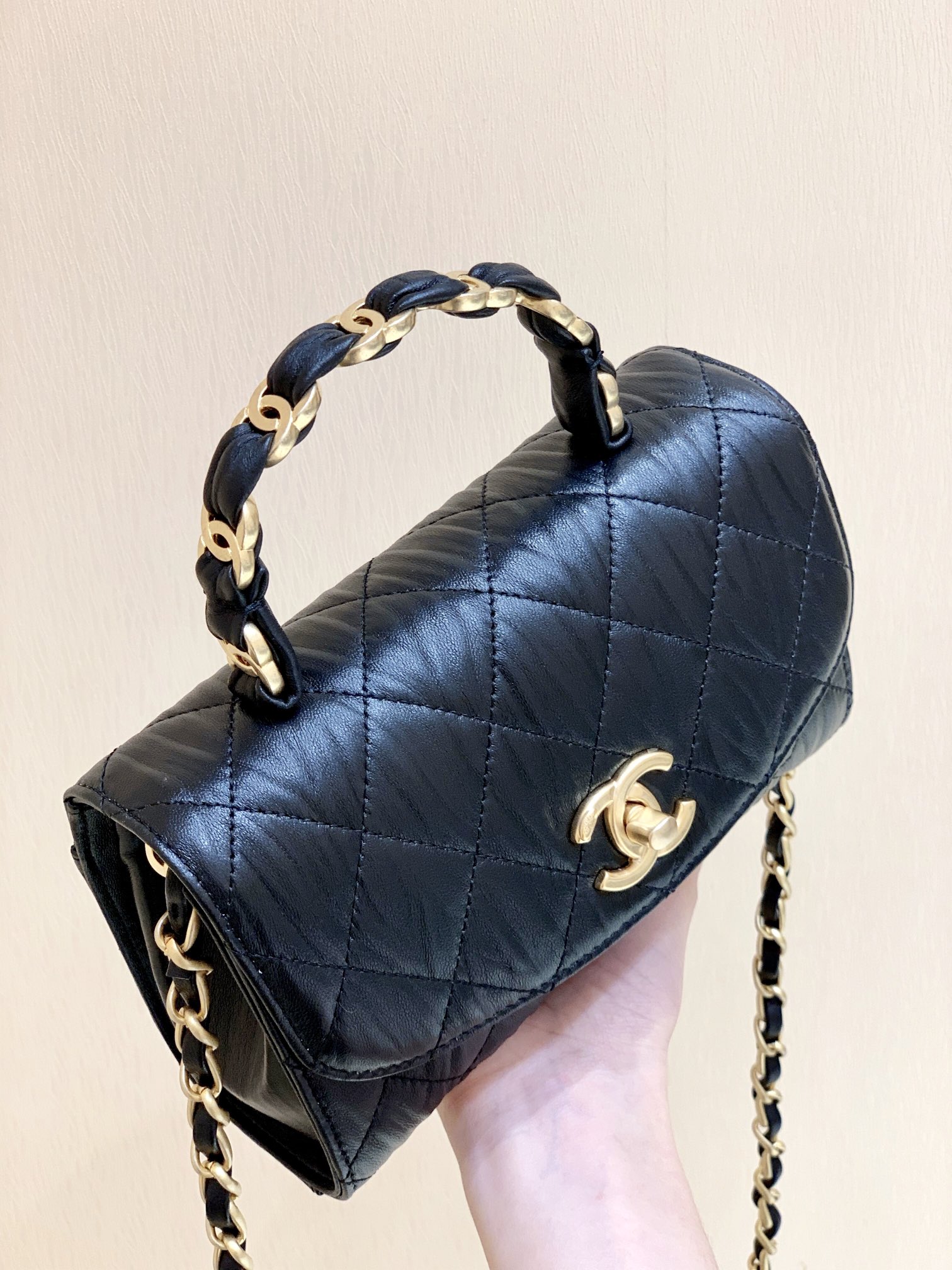 Ch@nel Top Handbags-AS2477-19.5×12.5x7CM