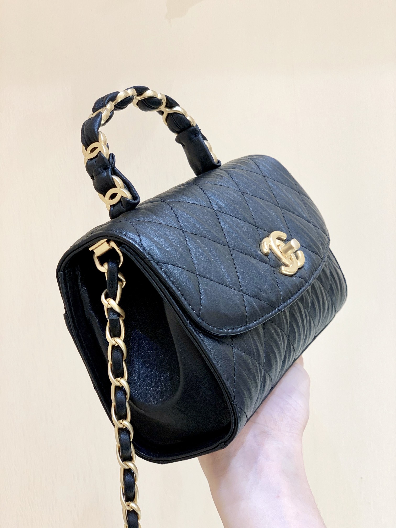 Ch@nel Top Handbags-AS2477-19.5×12.5x7CM
