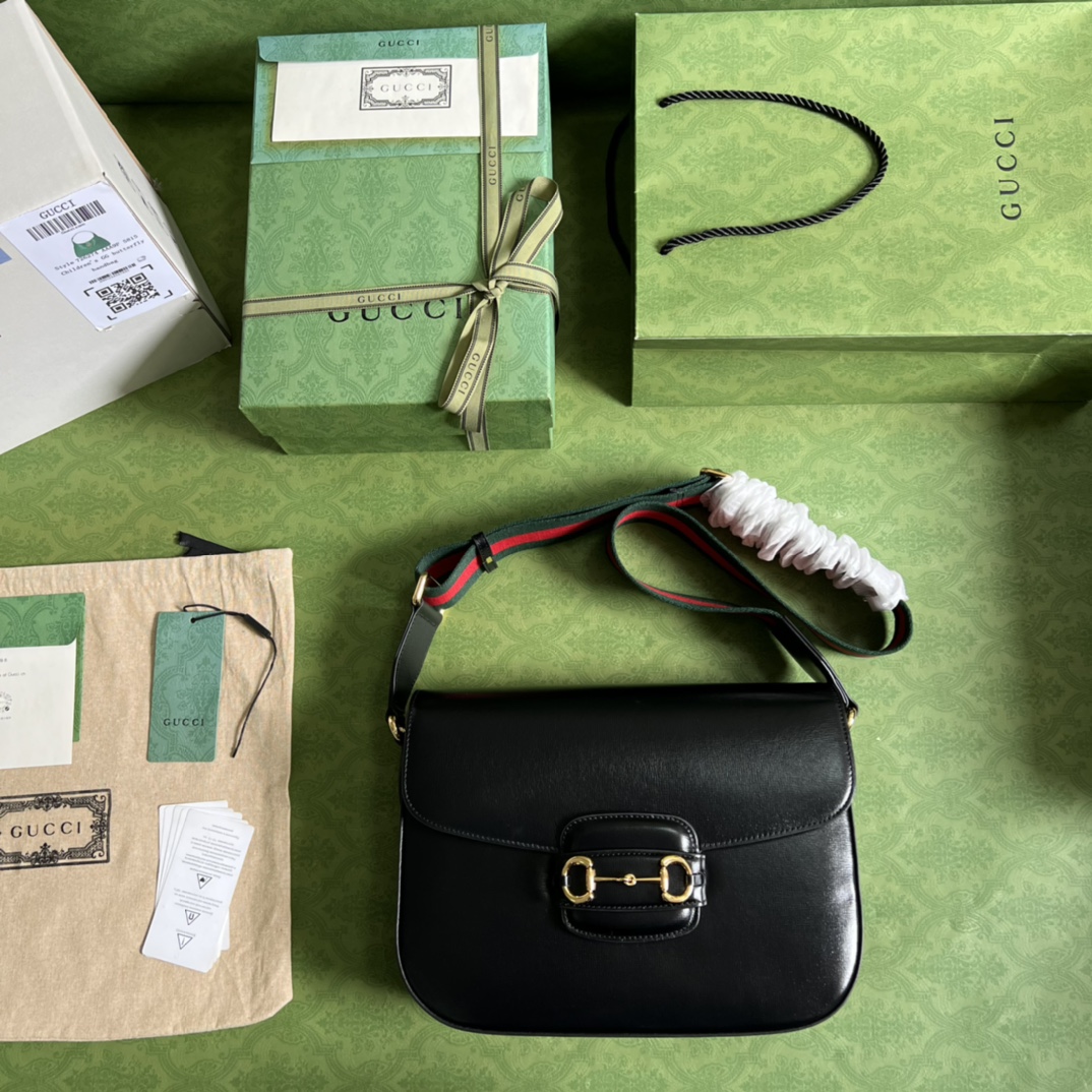 Gucci 1955 Horsebit Shoulder Bag-30*21*7.5CM