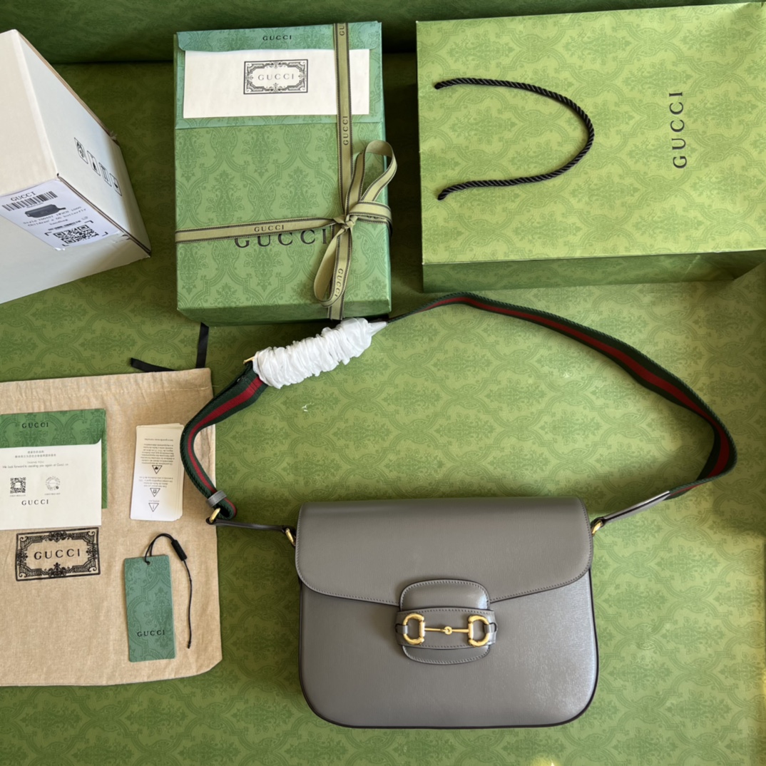Gucci 1955 Horsebit Shoulder Bag-30*21*7.5CM