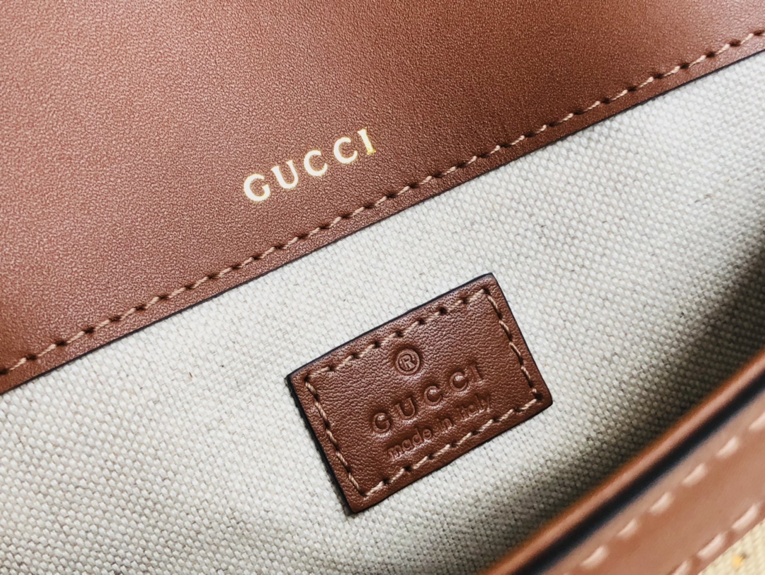 Gucci 1955 Horsebit Shoulder Bag-20.6*14.4*5.1CM