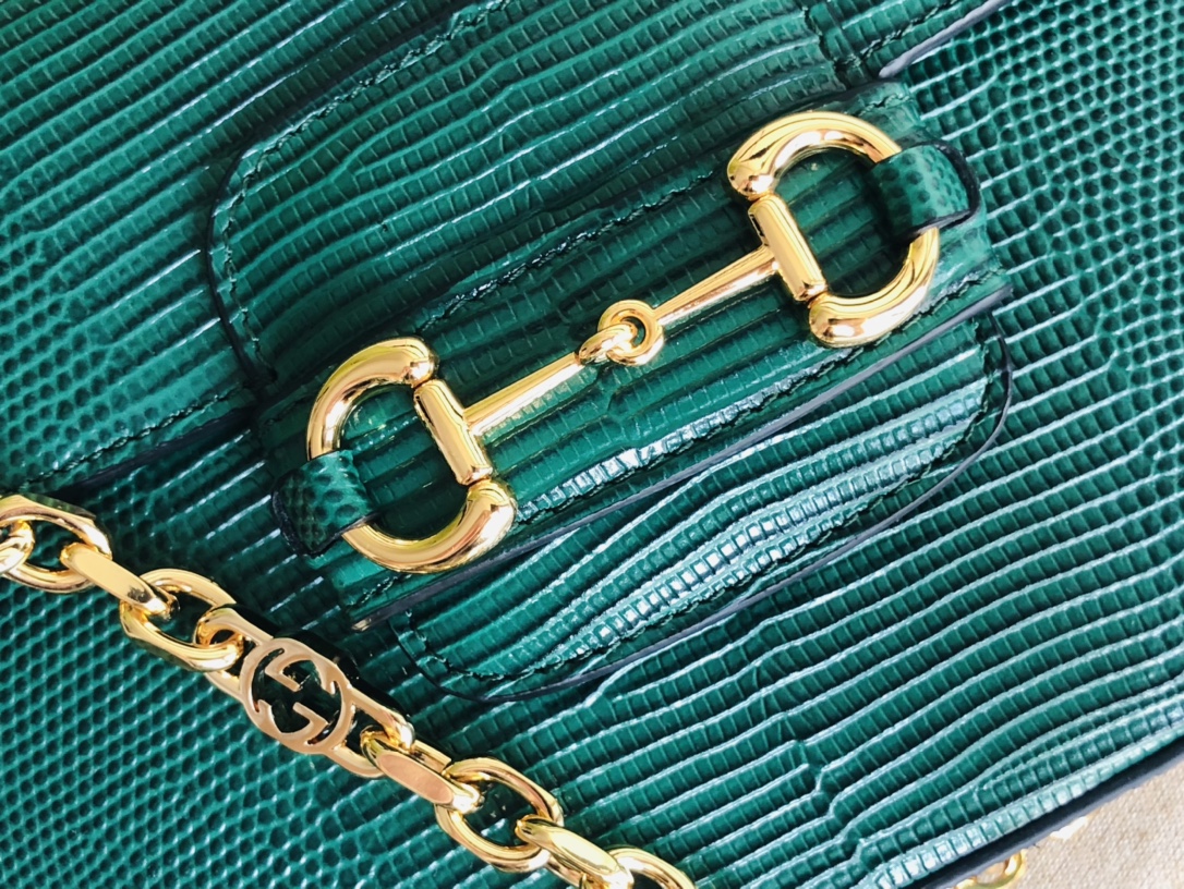 Gucci 1955 Horsebit Shoulder Bag-20.6*14.4*5.1CM