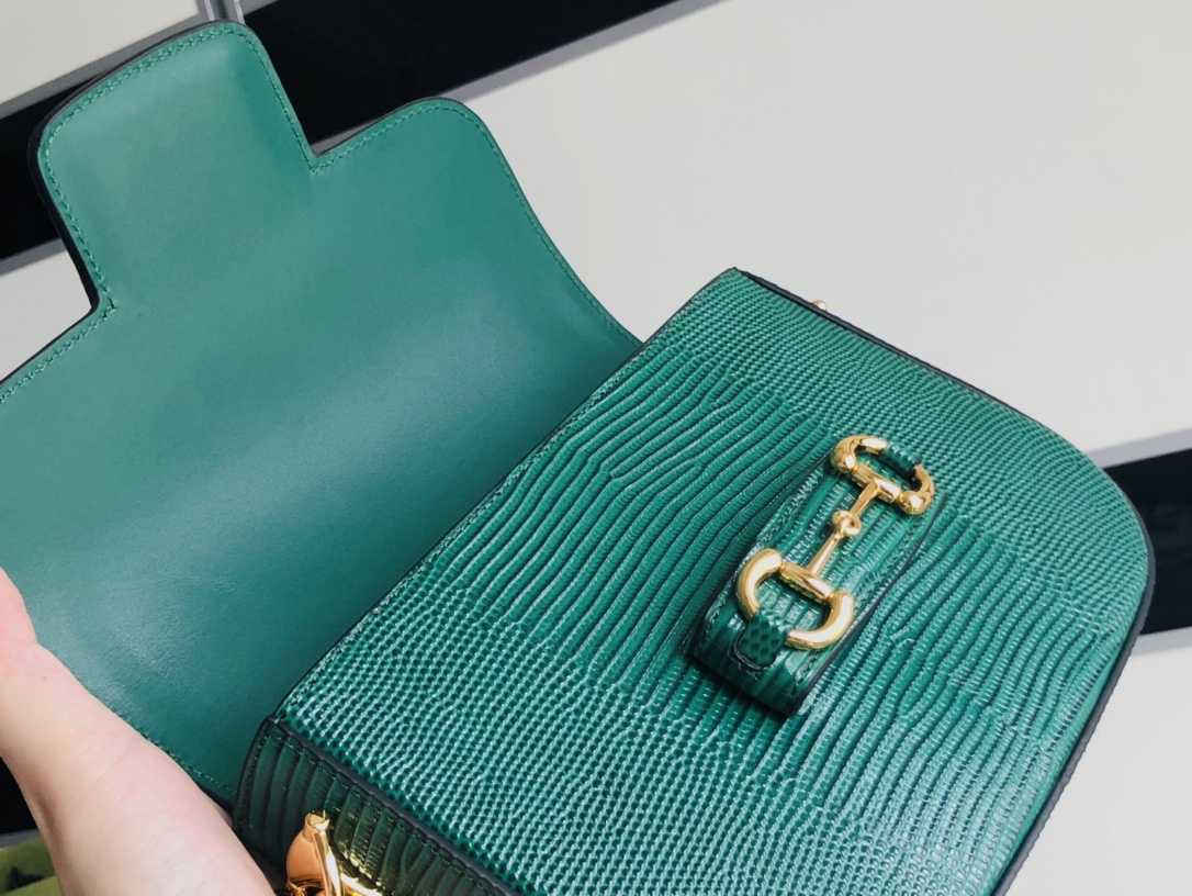 Gucci 1955 Horsebit Shoulder Bag-20.6*14.4*5.1CM