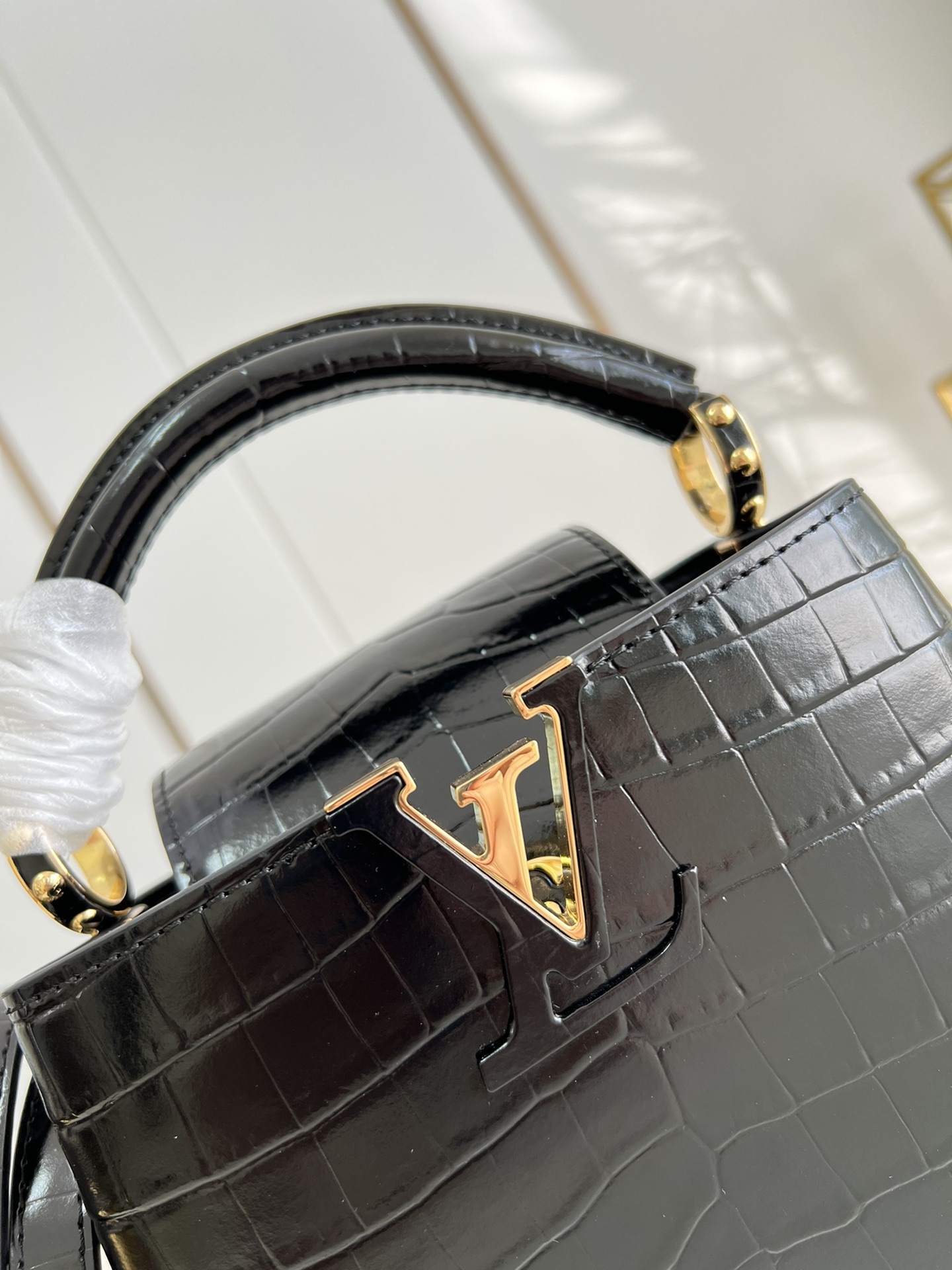 Louis Vuitton Mini Capucines Handlebag-21*14*8CM