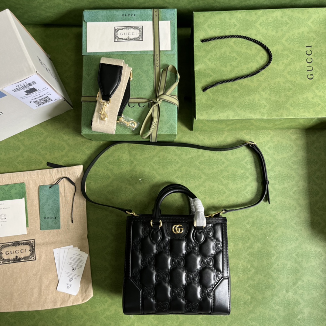Gucci GG Matelassé Handlebag-23*22*10CM