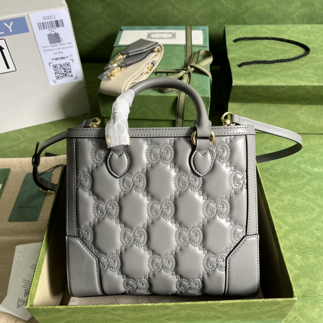 Gucci GG Matelassé Handlebag-23*22*10CM