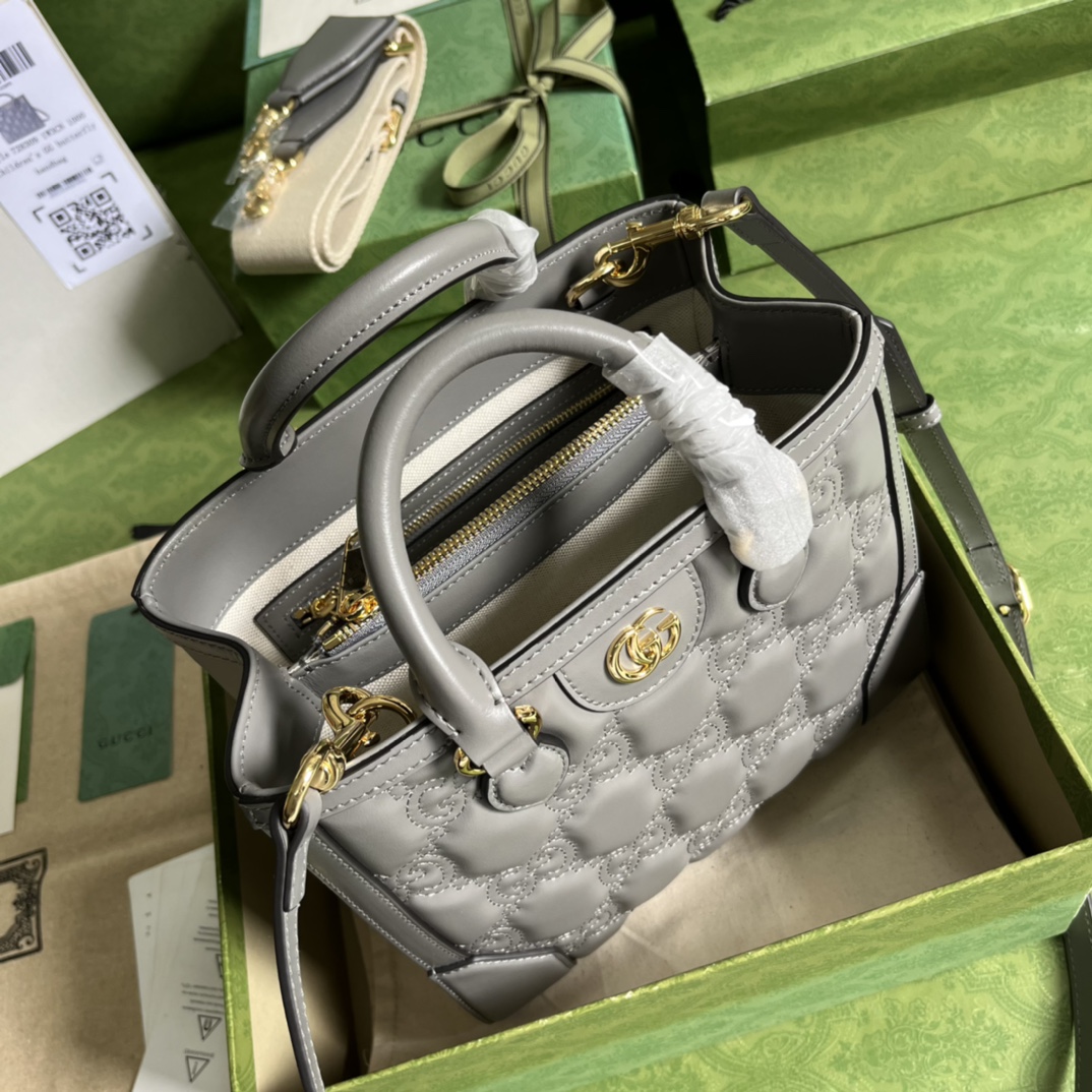 Gucci GG Matelassé Handlebag-23*22*10CM