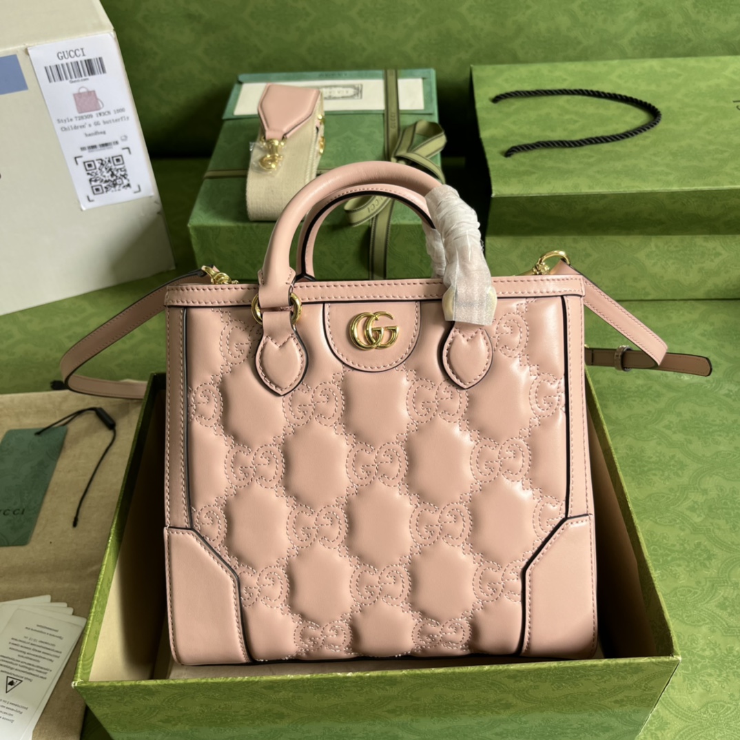 Gucci GG Matelassé Handlebag-23*22*10CM