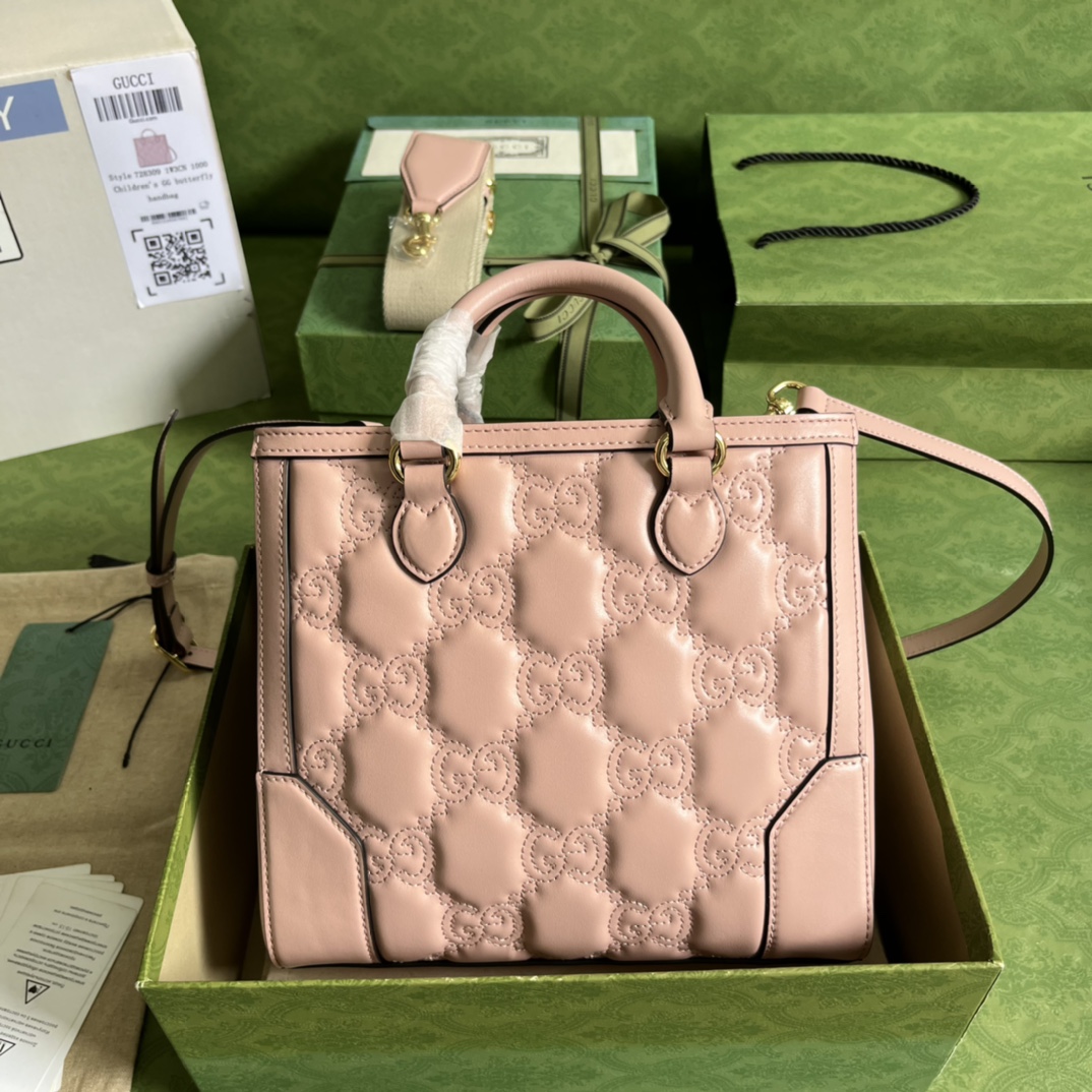Gucci GG Matelassé Handlebag-23*22*10CM