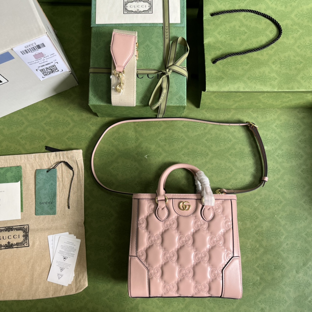 Gucci GG Matelassé Handlebag-23*22*10CM