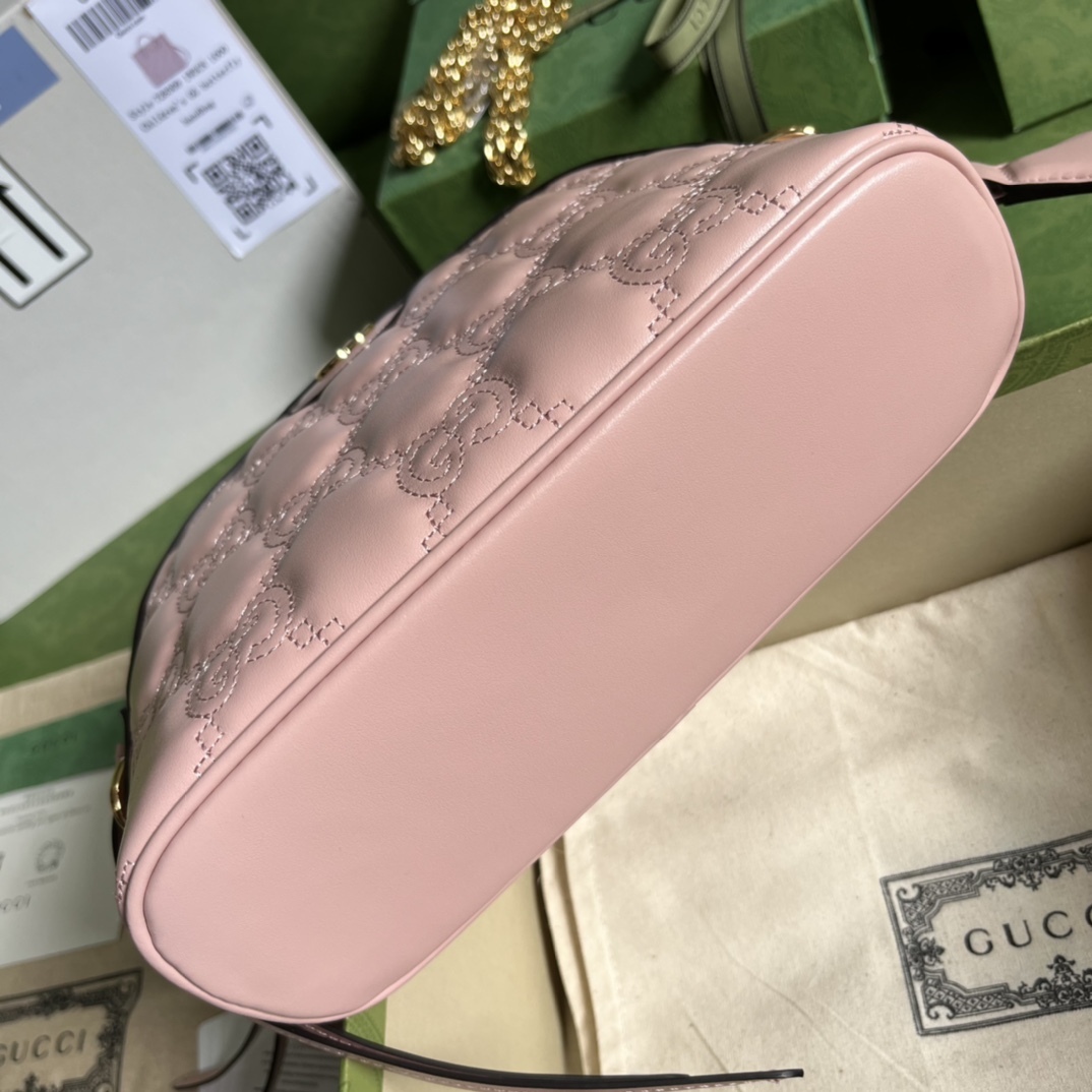 Gucci GG Matelassé Handlebag-23.5*19*8CM