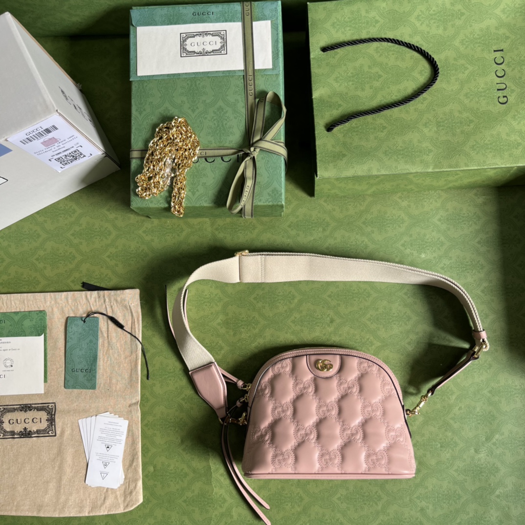 Gucci GG Matelassé Handlebag-23.5*19*8CM