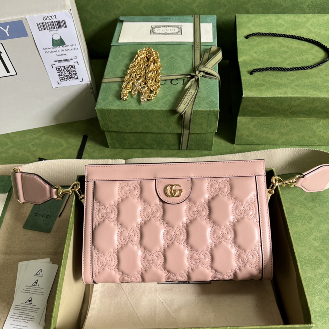 Gucci GG Matelassé Handlebag-26*17.5*8CM