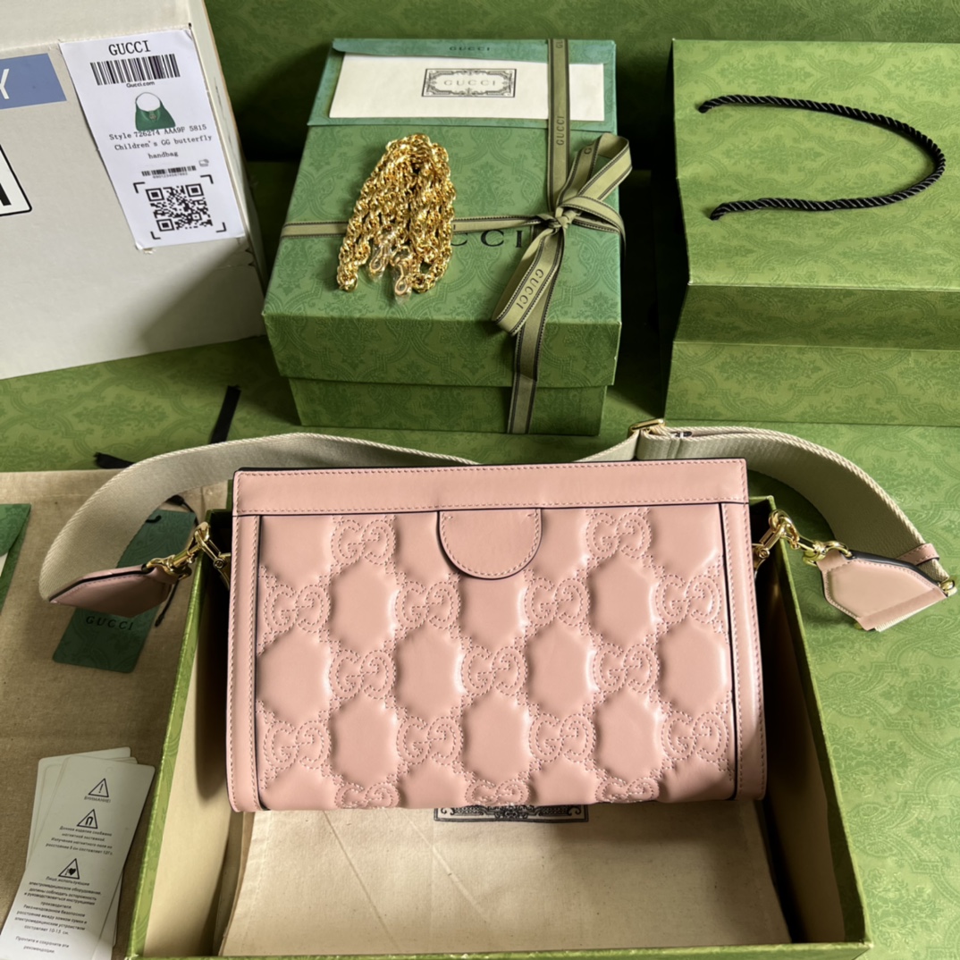 Gucci GG Matelassé Handlebag-26*17.5*8CM