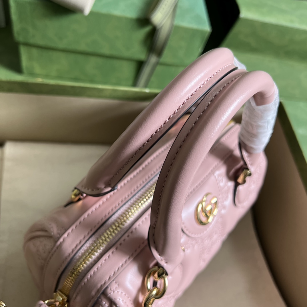 Gucci GG Matelassé Handlebag-19*13*11CM
