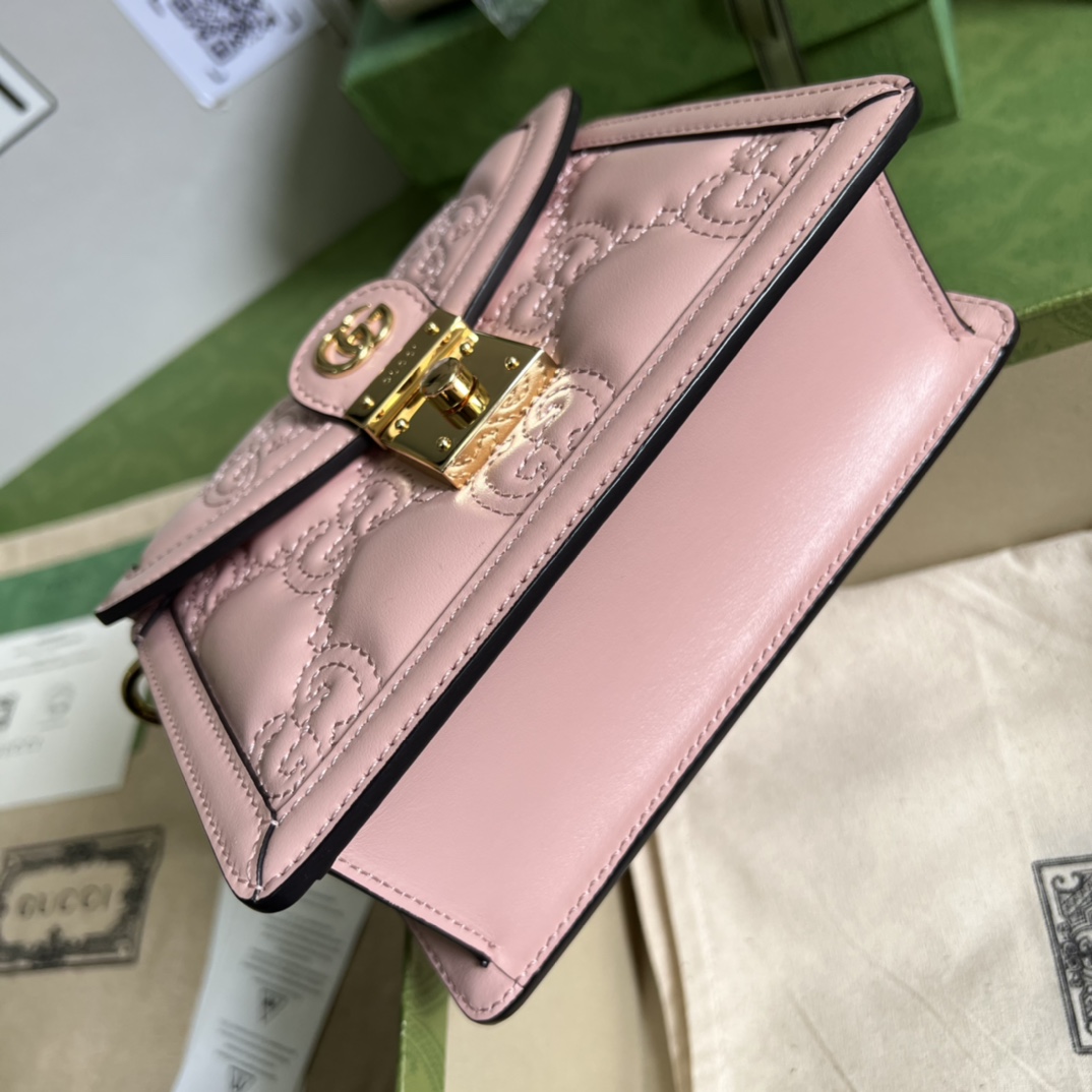 Gucci GG Matelassé Handlebag-18*13*6.5CM
