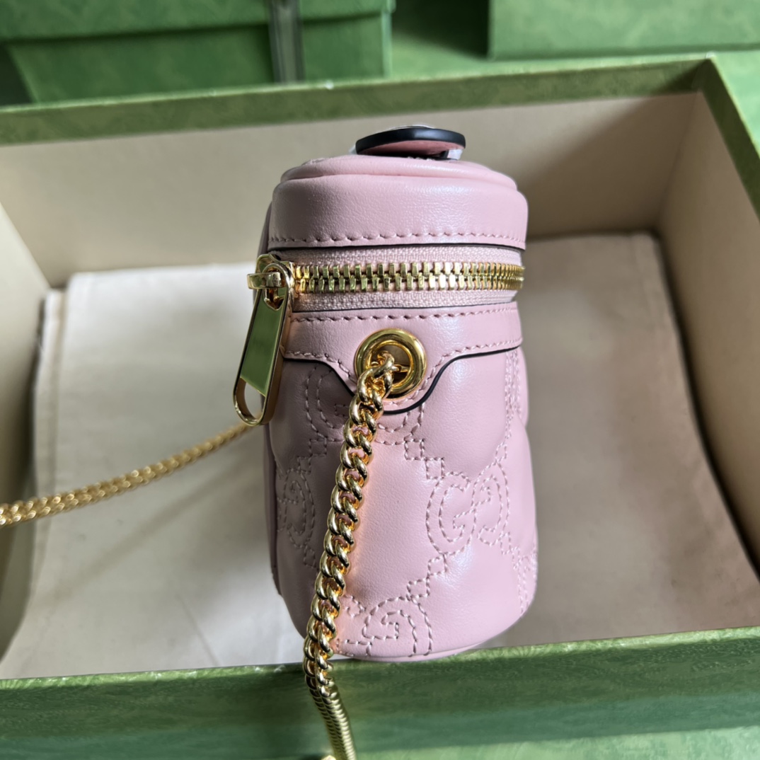 Gucci GG Matelassé Mini Handlebag-16*10.5*5CM
