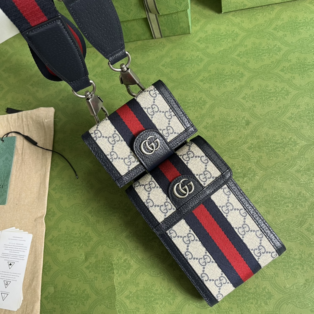 Gucci Ophidia Bag-11.5*18*3.5CM