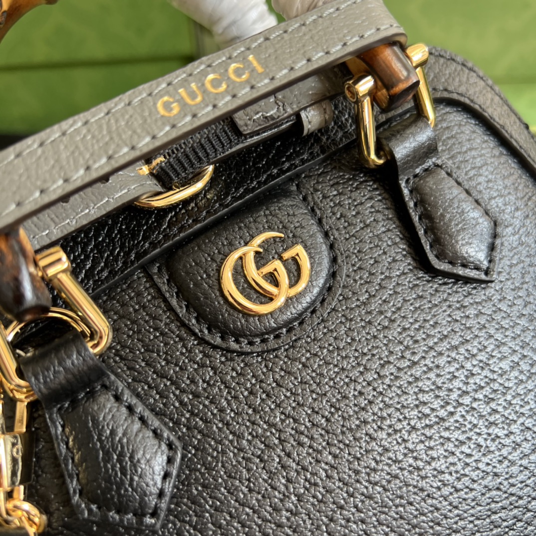 Gucci Diana Bamboo Mini Tot Bag-20x16x8.5CM