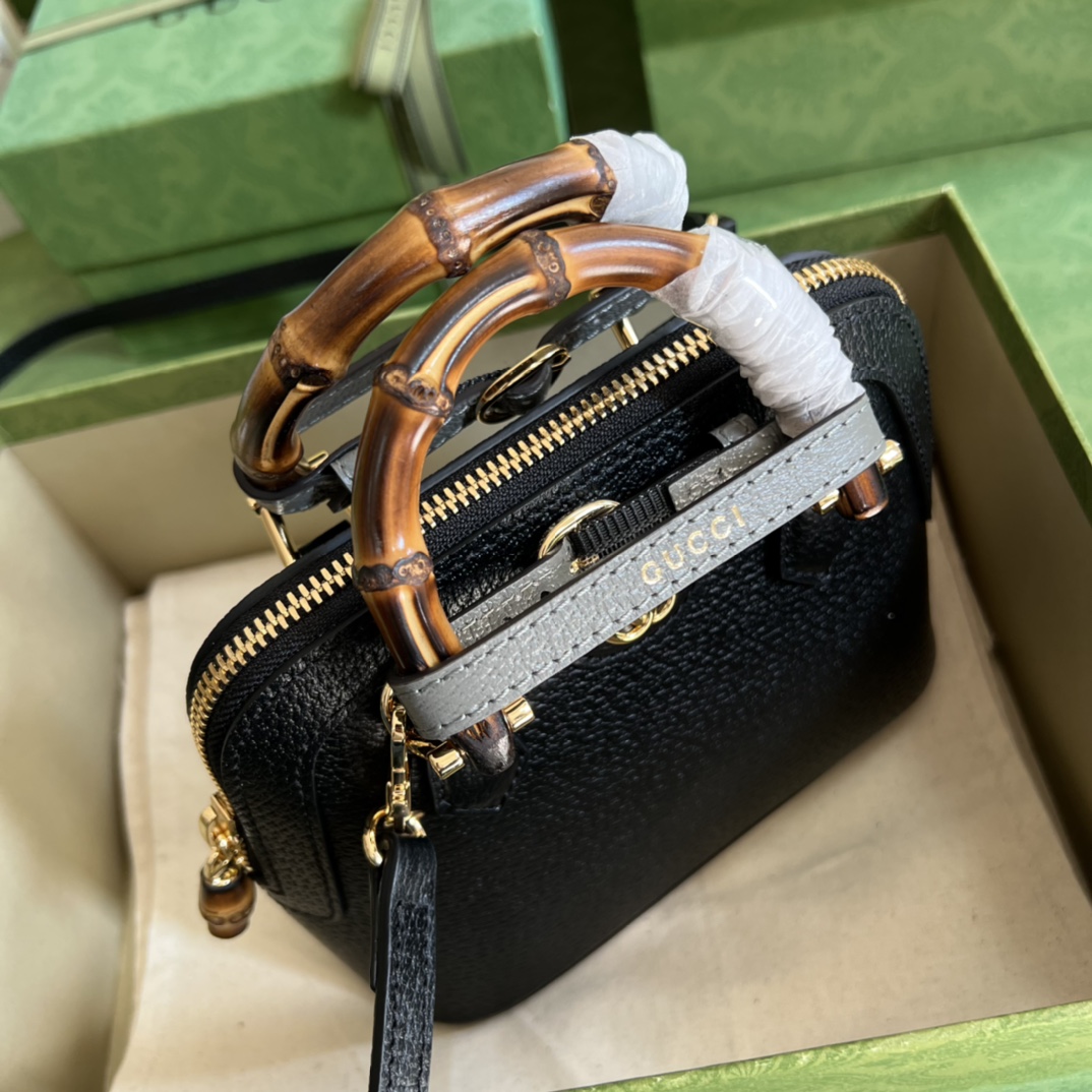 Gucci Diana Bamboo Mini Tot Bag-20x16x8.5CM