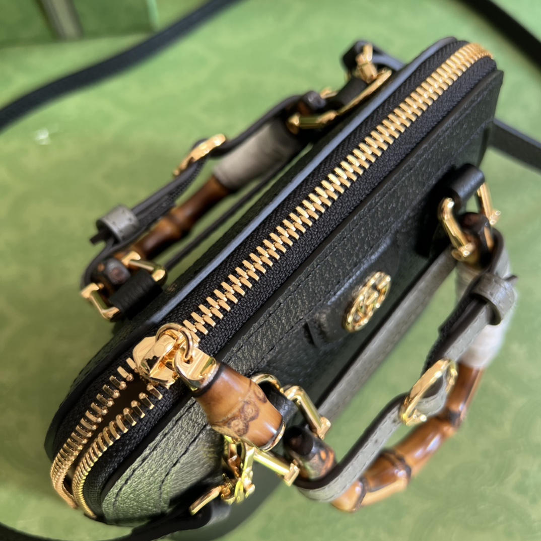 Gucci Diana Bamboo Mini Tot Bag-20x16x8.5CM