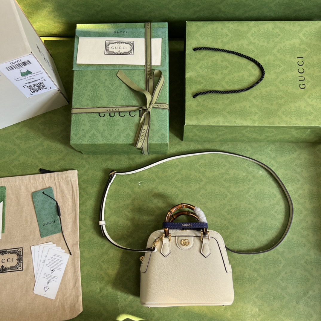 Gucci Diana Bamboo Mini Tot Bag-20x16x8.5CM
