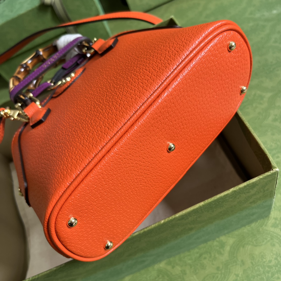 Gucci Diana Bamboo Mini Tot Bag-20x16x8.5CM