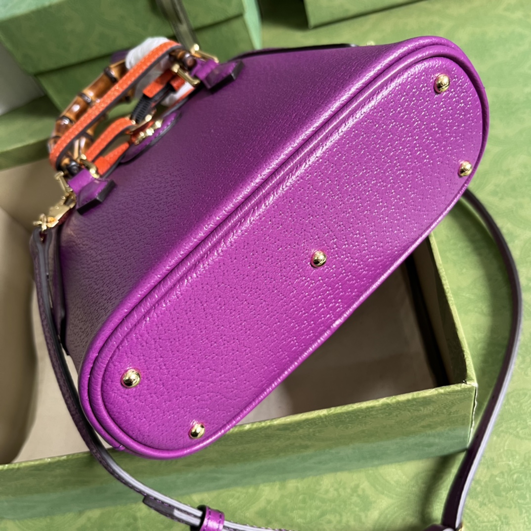 Gucci Diana Bamboo Mini Tot Bag-20x16x8.5CM