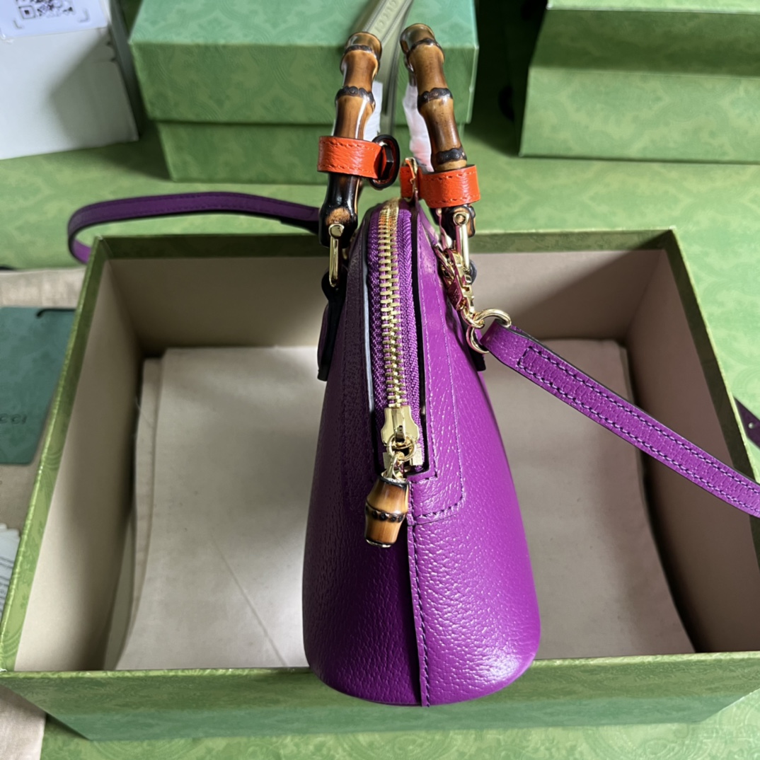 Gucci Diana Bamboo Mini Tot Bag-20x16x8.5CM