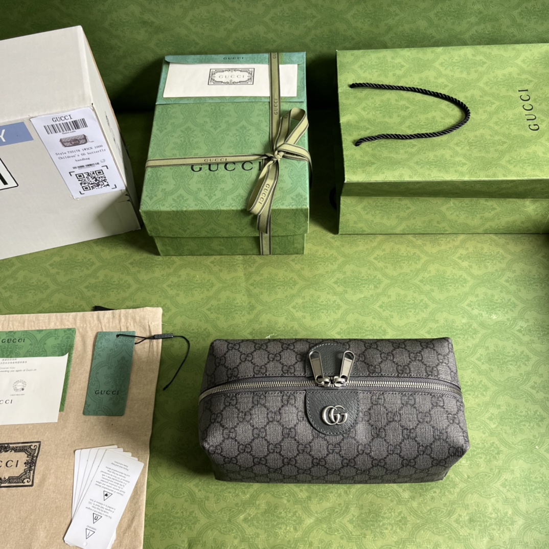 Gucci Pouch-25.5x 12x 11.5CM Gucci Pouch-25.5x 12x 11.5CM