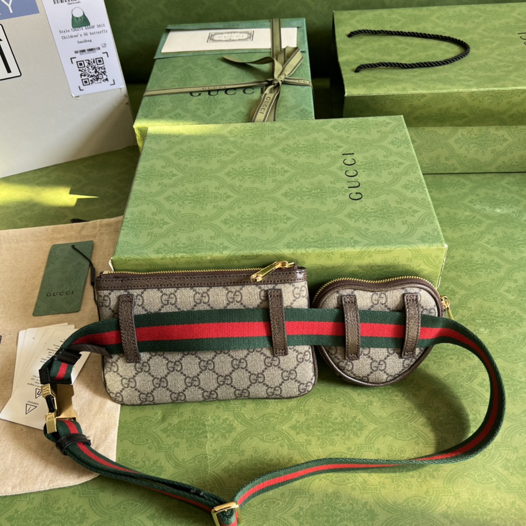 Gucci Waist Bag-12*11*2&20*13CM