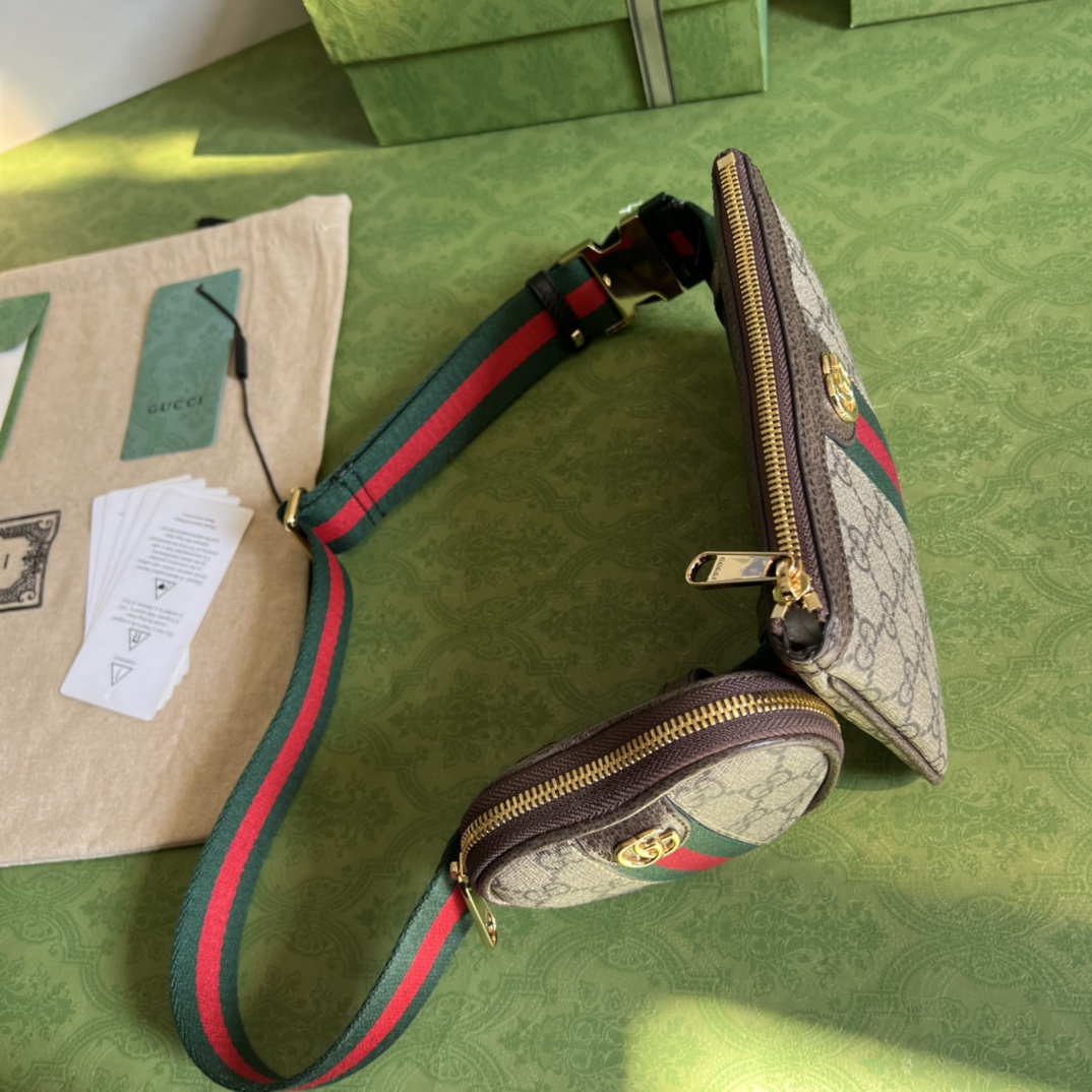 Gucci Waist Bag-12*11*2&20*13CM