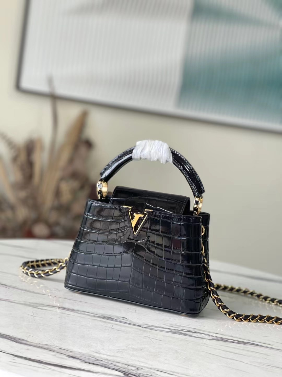 Louis Vuitton Mini Capucines Handlebag-21*14*8CM