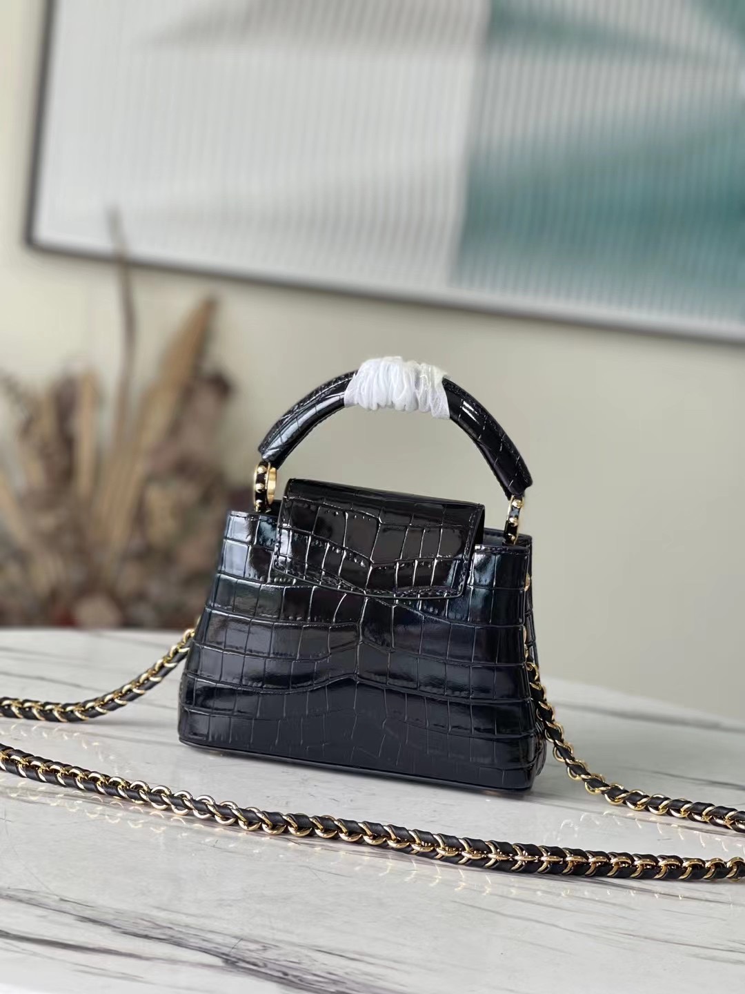 Louis Vuitton Mini Capucines Handlebag-21*14*8CM